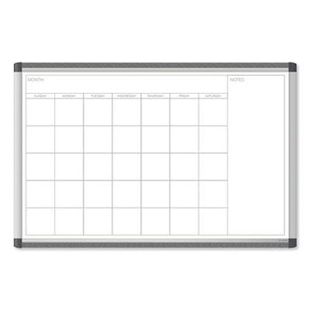 PAPERPERFECT UBrands UBR 35 x 23 in. Pinit Magnetic Dry Erase Calendar Board White PA2659679